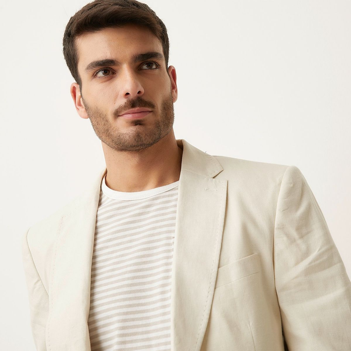 BASEMENT - Chaqueta Lino Hombre Basement