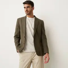 BASEMENT - Chaqueta Lino Hombre