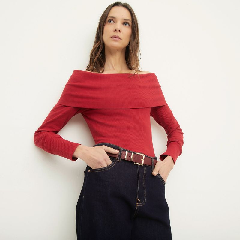 BASEMENT - Polera Casual Mujer Algodón