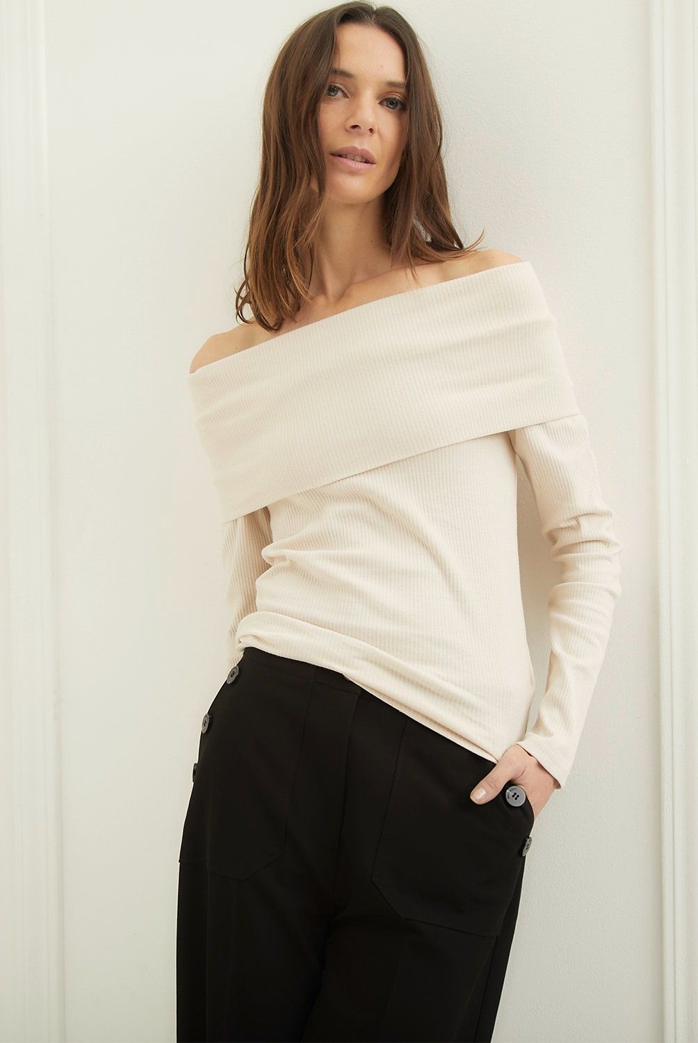 BASEMENT - Polera Casual Mujer Algodón