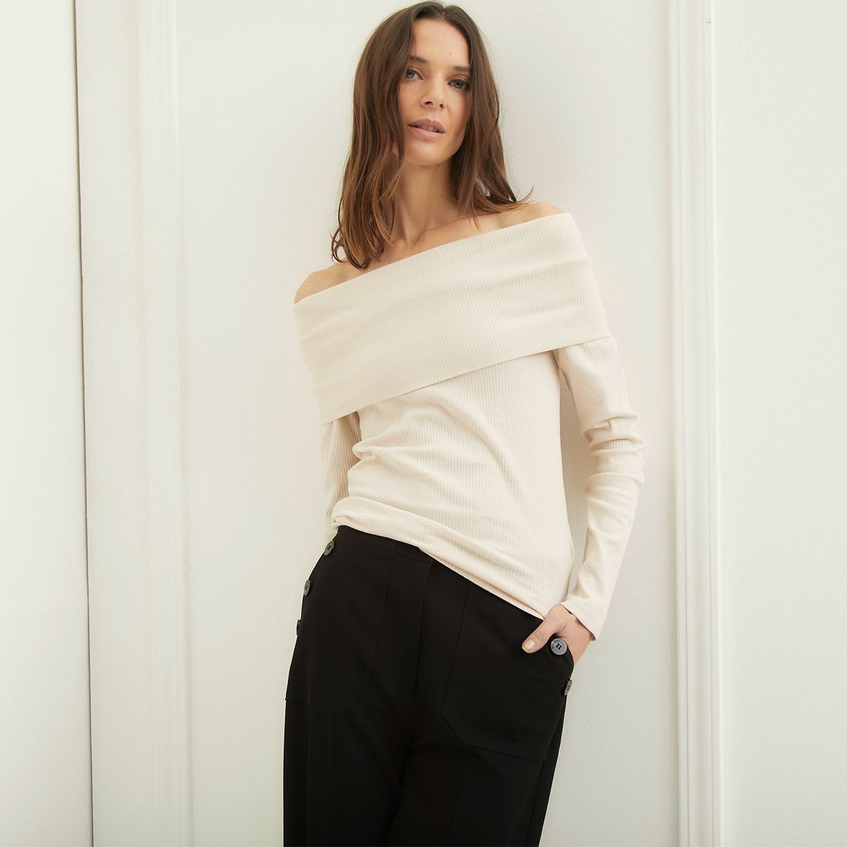 BASEMENT - Polera Casual Mujer Algodón