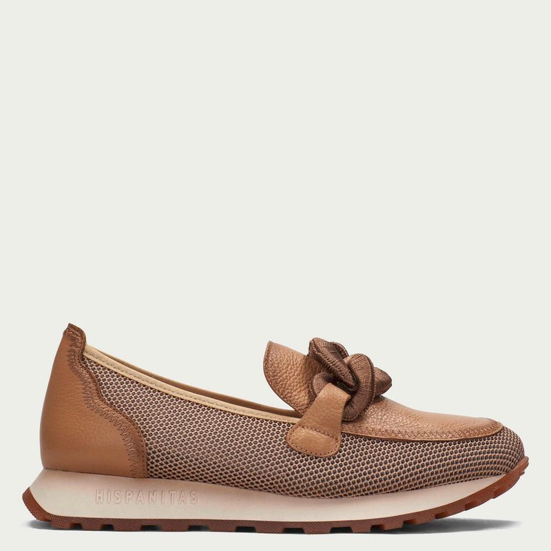 HISPANITAS - Zapato Casual Mujer Cuero Café Hispanitas