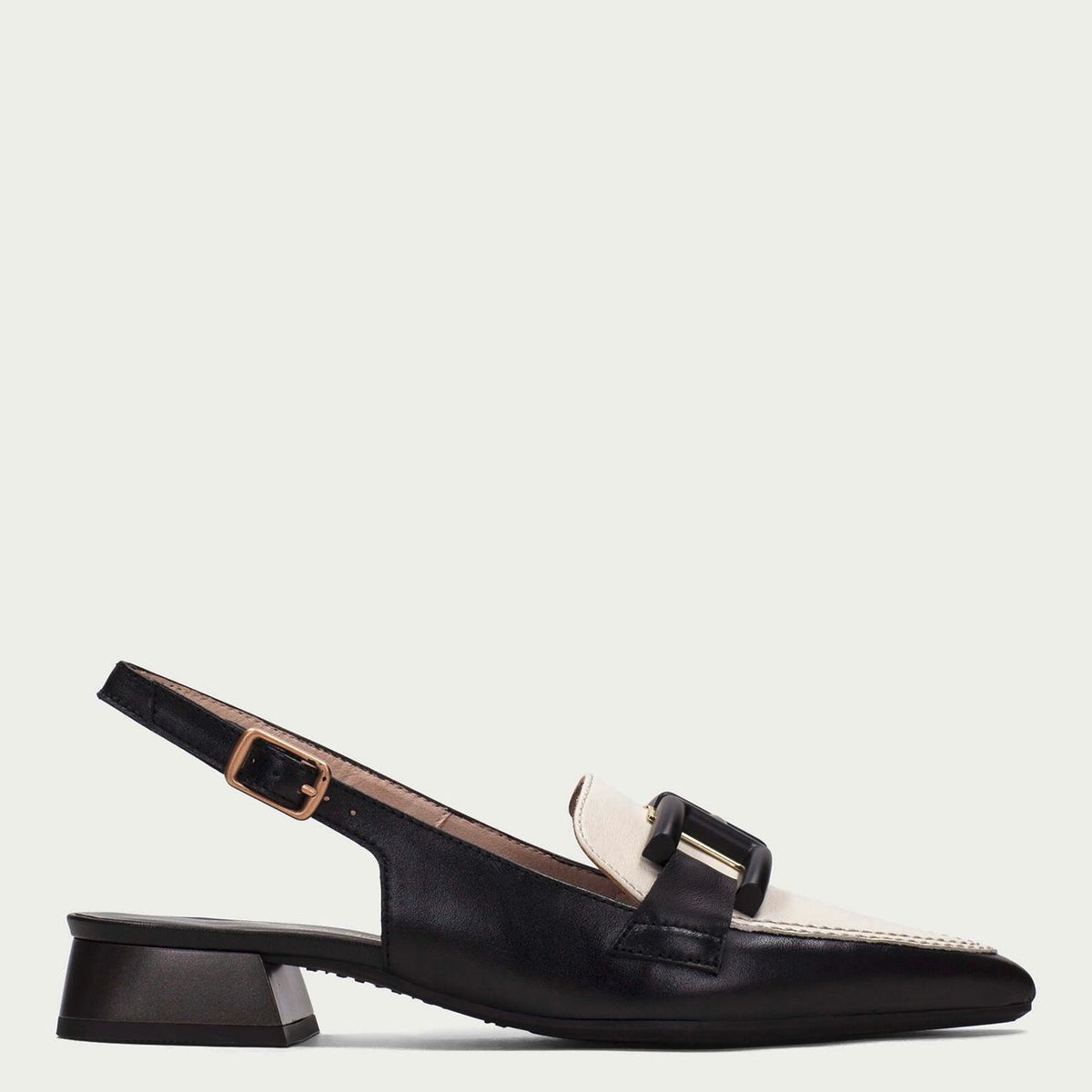 HISPANITAS - Zapato Formal Mujer Cuero Negro Hispanitas