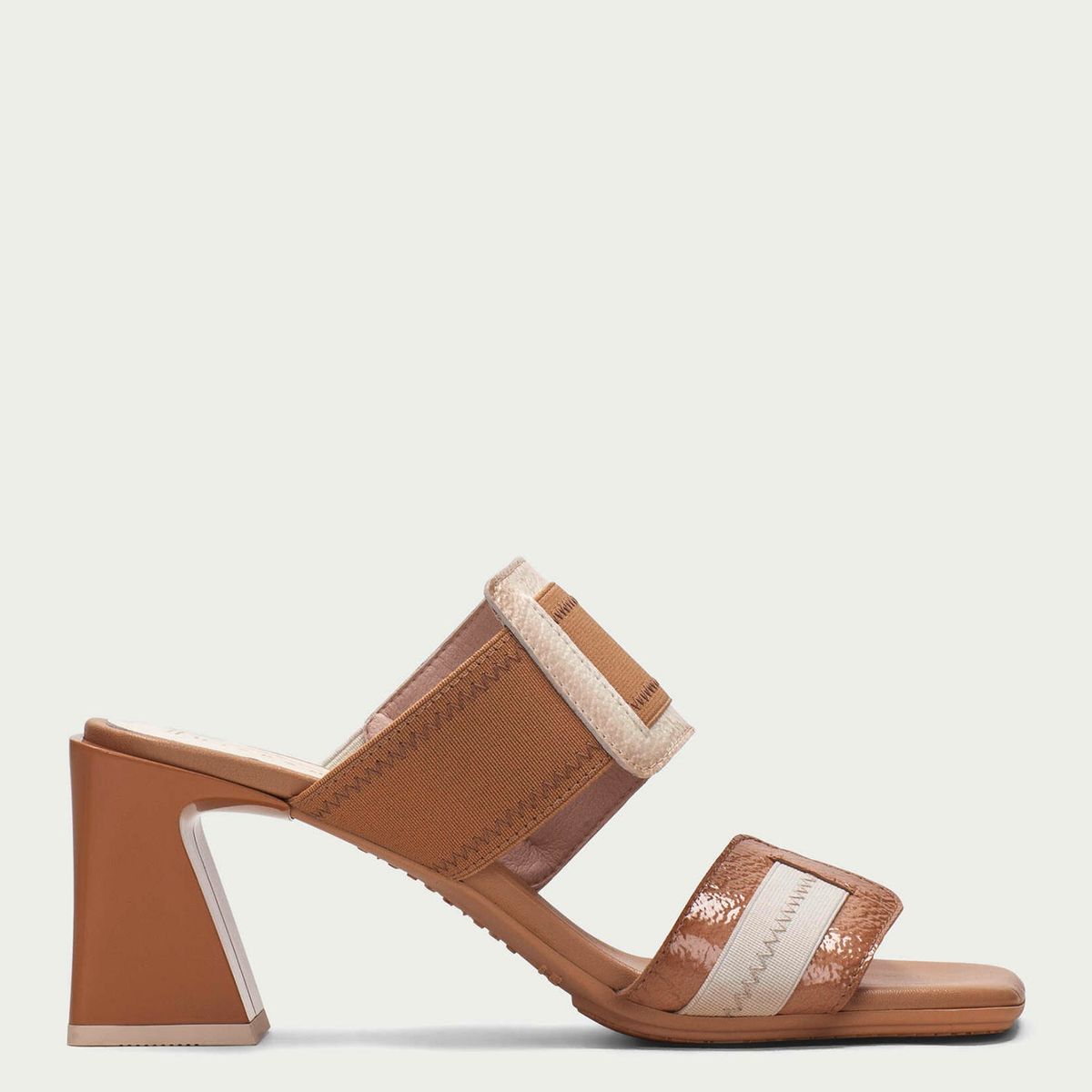 HISPANITAS - Sandalia Mujer Cuero Café  Hispanitas