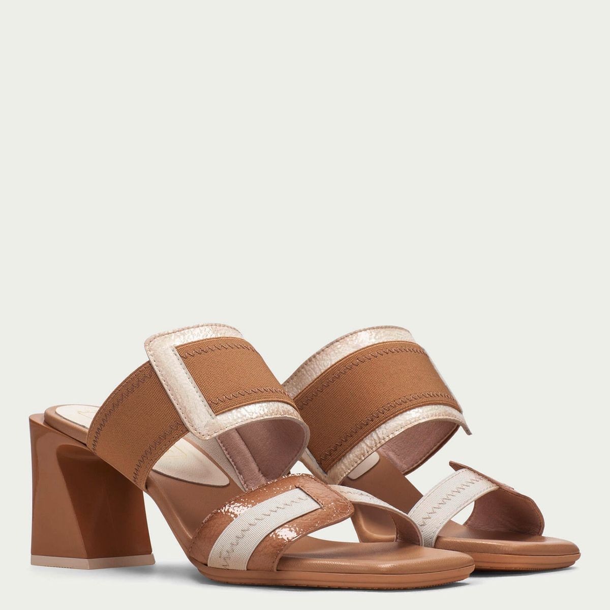 HISPANITAS - Sandalia Mujer Cuero Café  Hispanitas