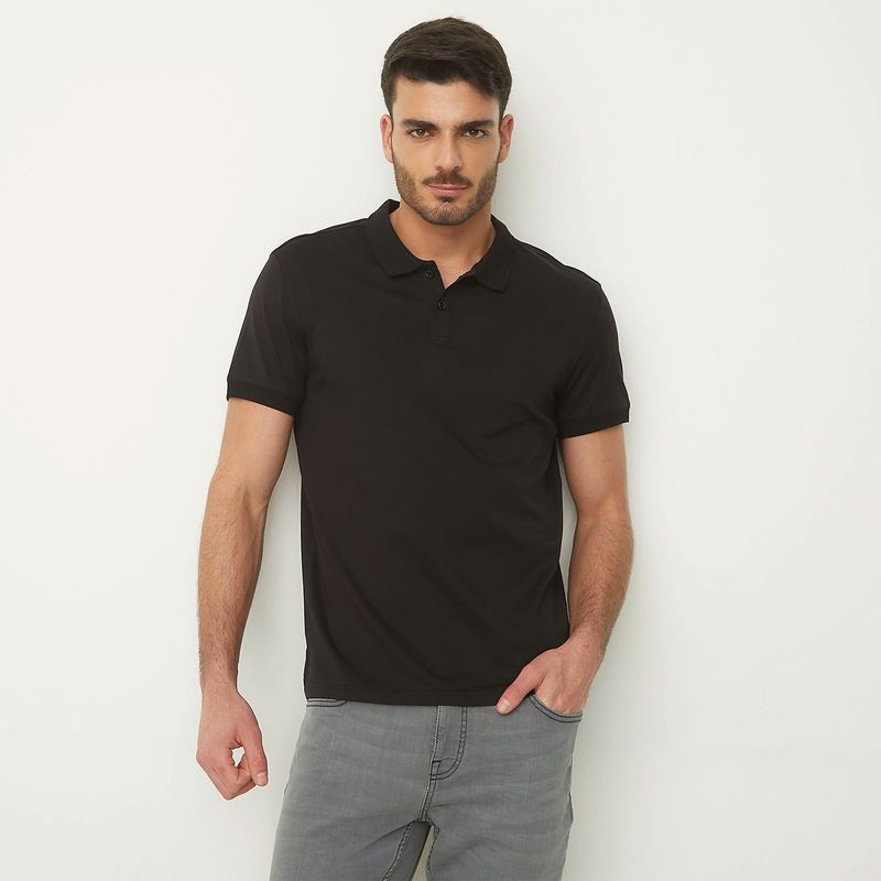 BASEMENT - Polera Manga Corta Algodón Hombre Basement