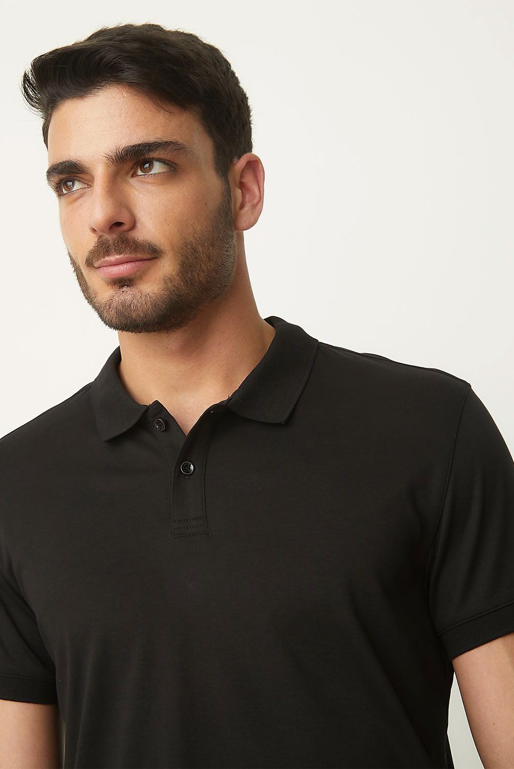 BASEMENT - Polera Manga Corta Algodón Hombre Basement