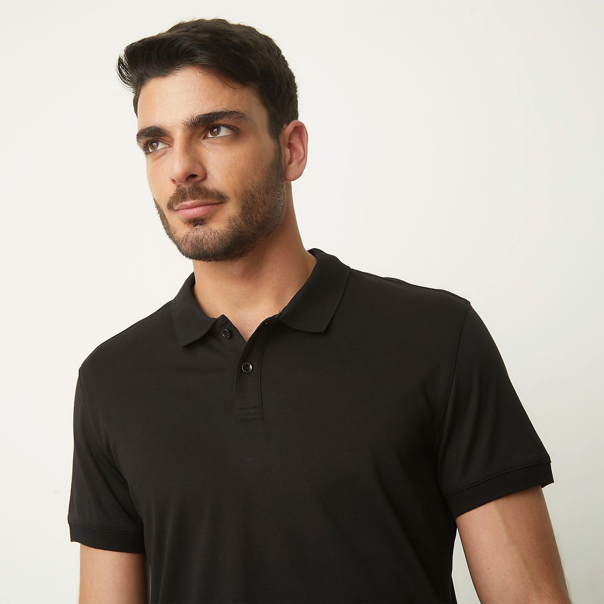 BASEMENT - Polera Manga Corta Algodón Hombre Basement