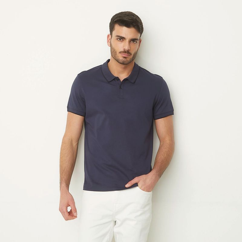 BASEMENT - Polera Manga Corta Algodón Hombre Basement
