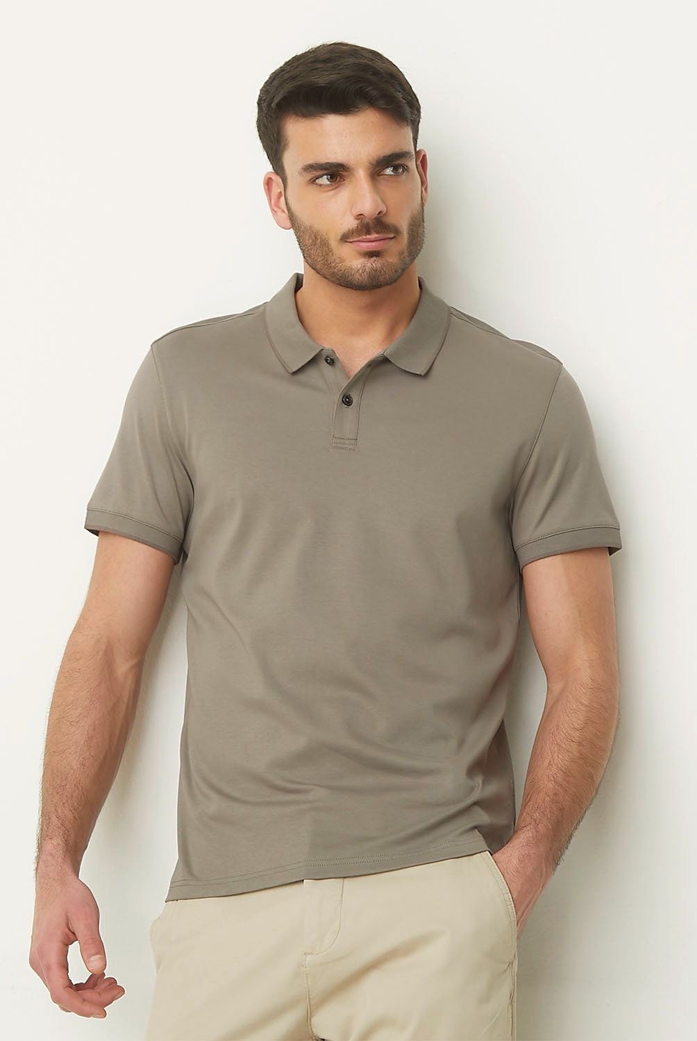 BASEMENT - Polera Manga Corta Algodón Hombre Basement