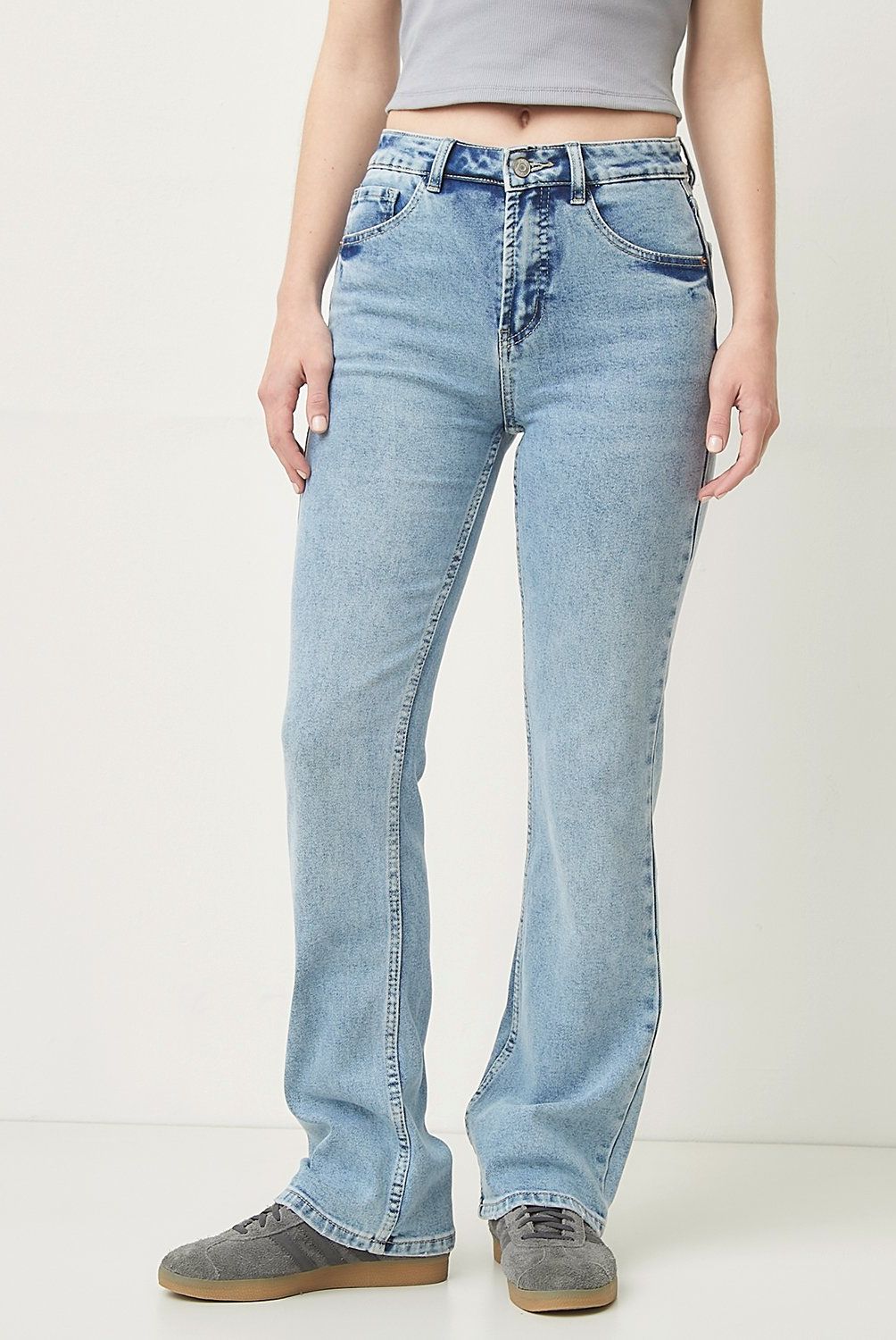 SYBILLA - Jeans Sybilla Lily Straight Tiro Alto Mujer