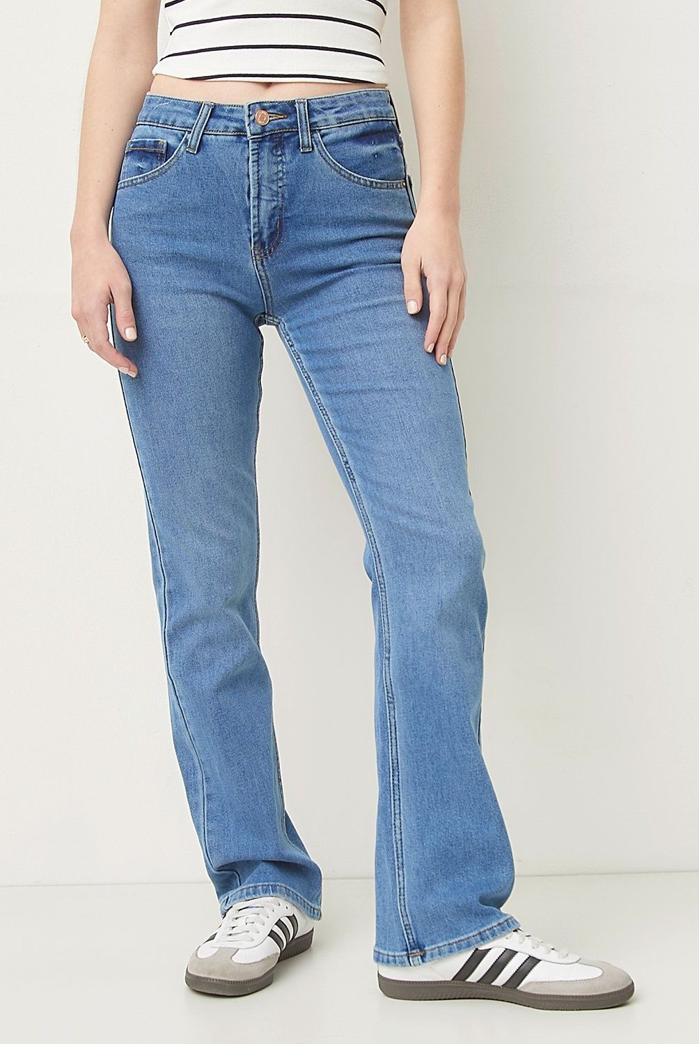 SYBILLA - Jeans Sybilla Lily Straight Tiro Alto Mujer