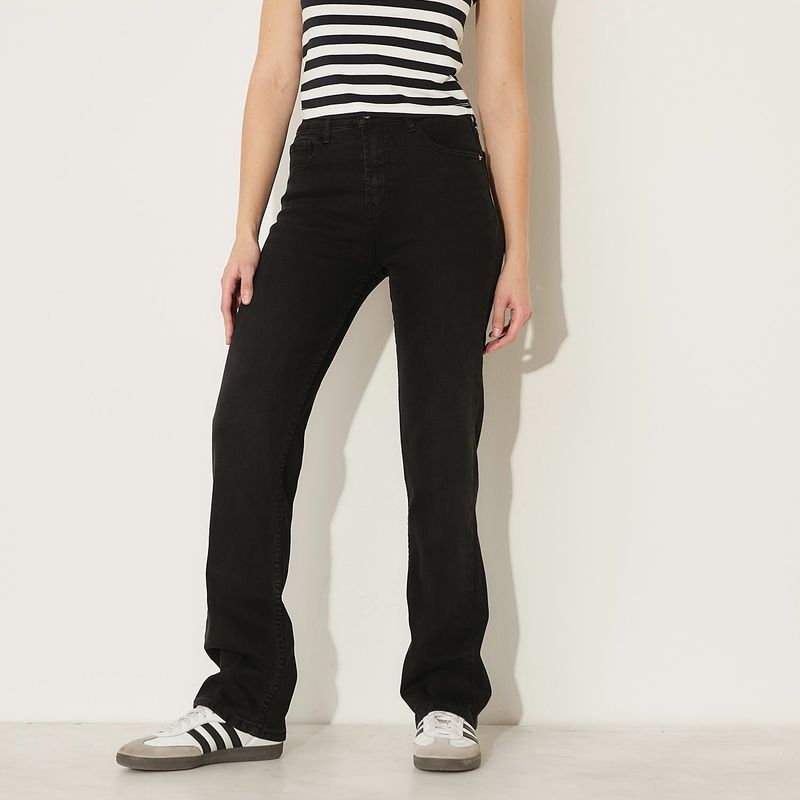 SYBILLA - Jeans Sybilla Lily Straight Tiro Alto Mujer