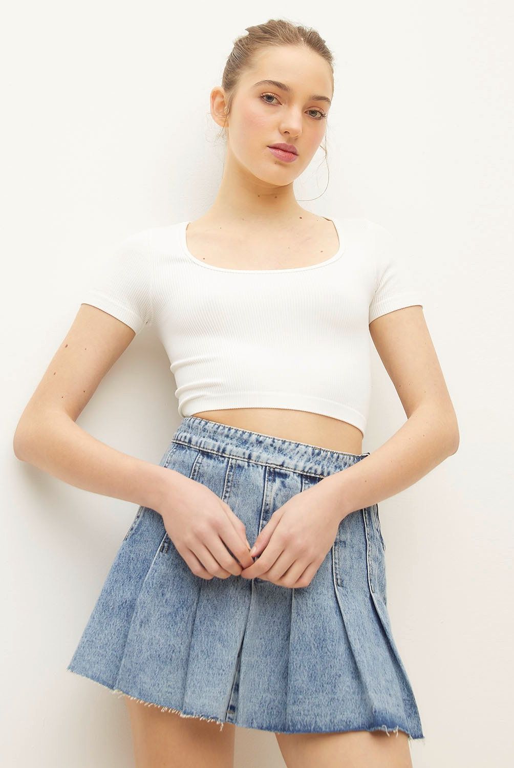 SYBILLA - Polera Manga Corta Mujer Sybilla