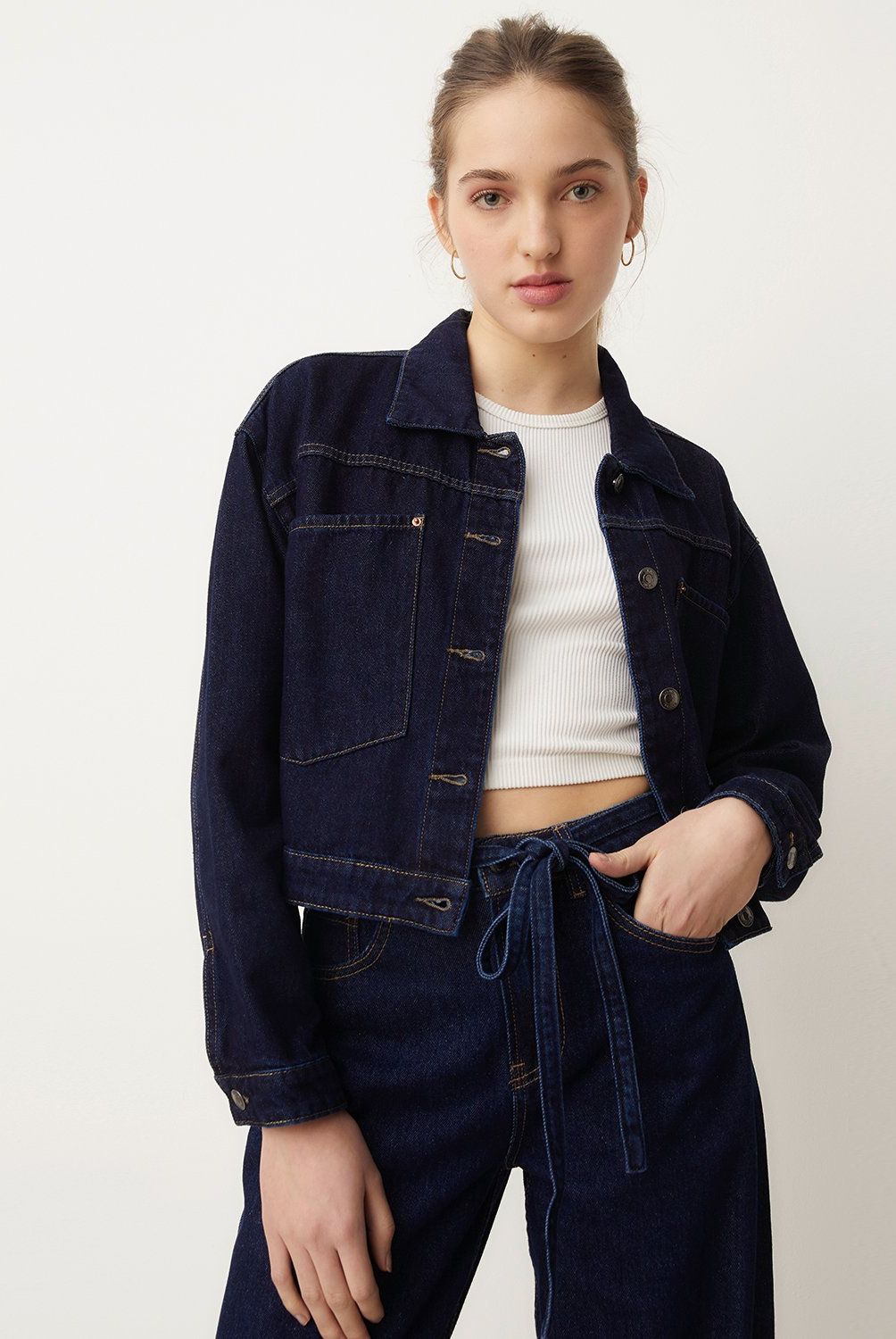 SYBILLA - Chaqueta Denim Mujer Sybilla