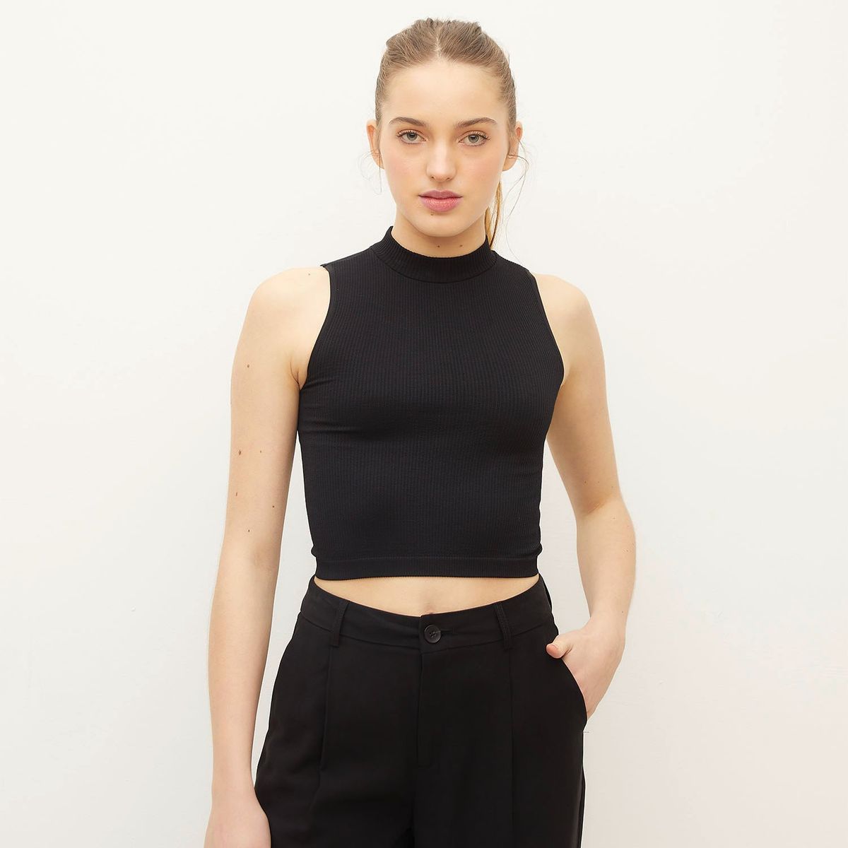 SYBILLA - Peto Casual Mujer Poliamida