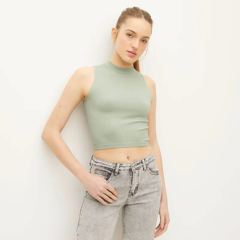SYBILLA - Peto Casual Mujer Poliamida