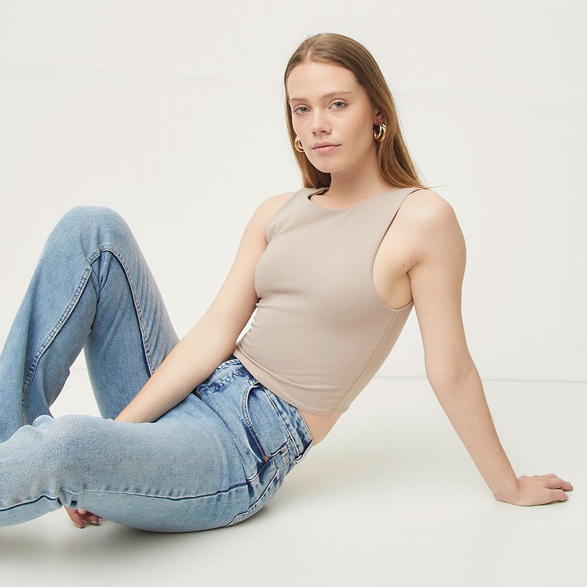 SYBILLA - Polera Casual Mujer Poliamida