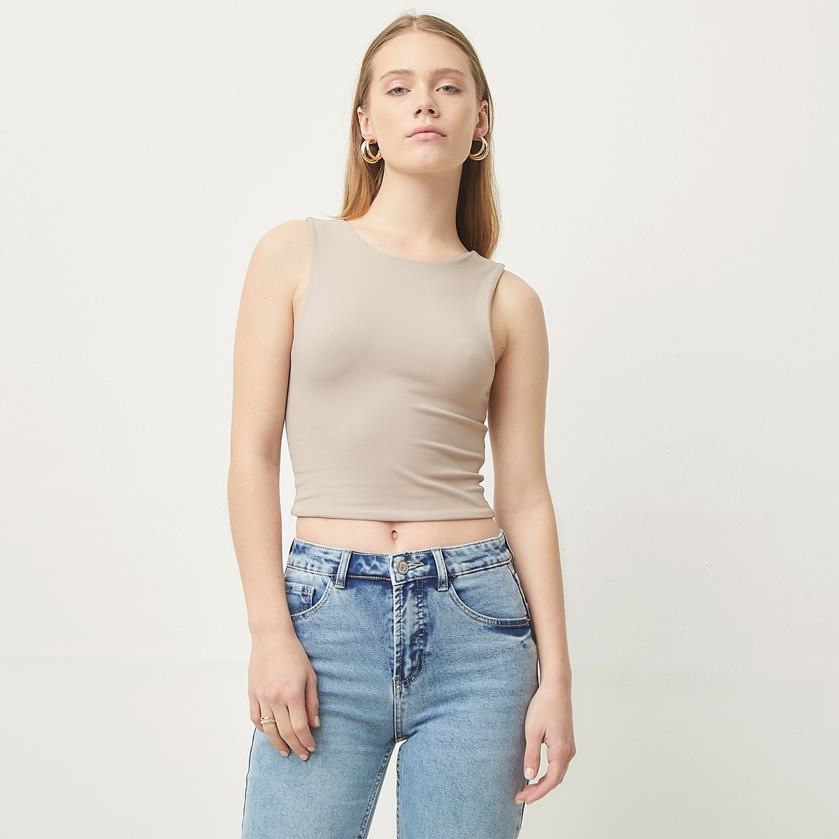 SYBILLA - Polera Casual Mujer Poliamida