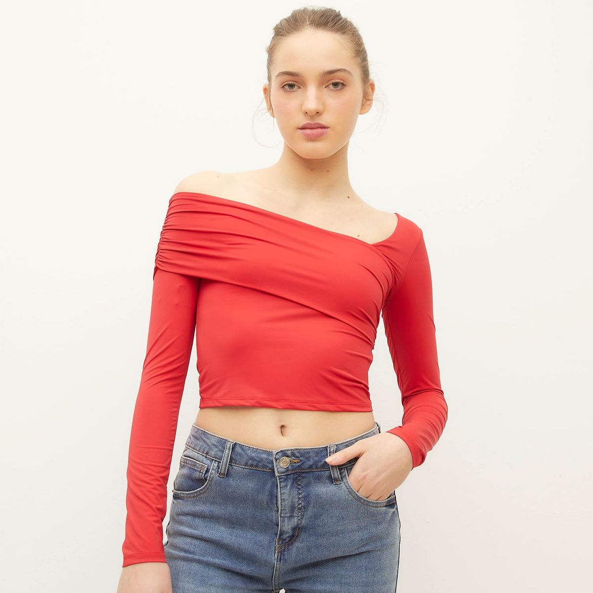 SYBILLA - Polera Casual Mujer Manga larga