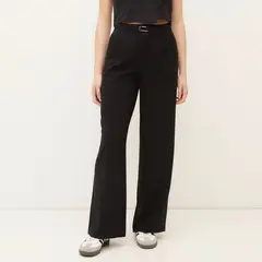 SYBILLA - Pantalón Wide Leg Tiro Alto Mujer