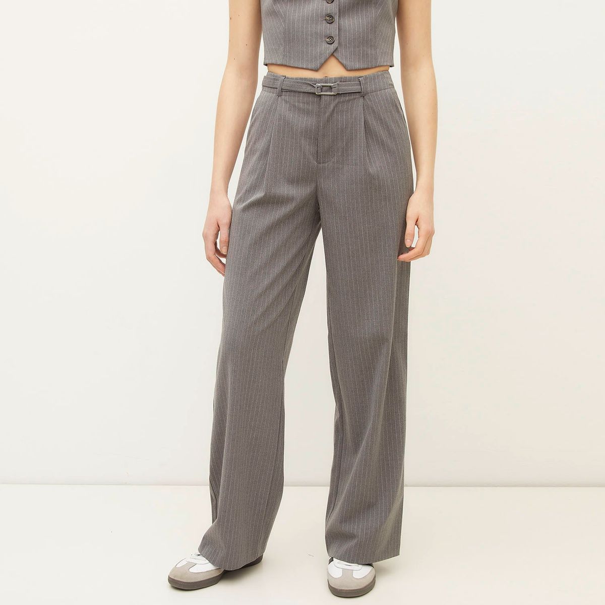 SYBILLA - Pantalón Wide Leg Tiro Alto Mujer Viscosa Sybilla