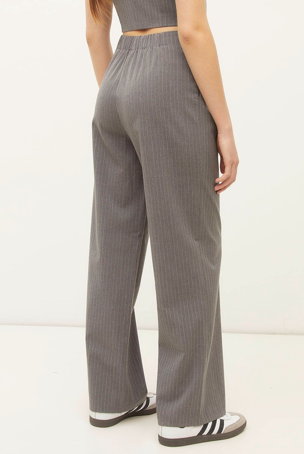 SYBILLA - Pantalón Wide Leg Tiro Alto Mujer Sybilla