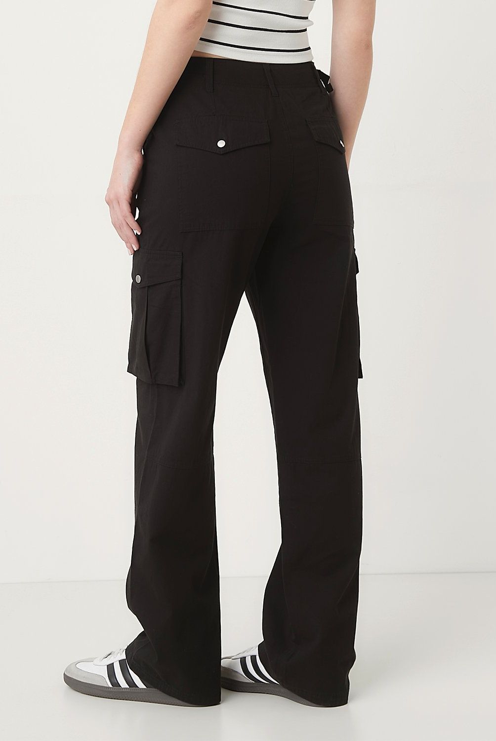 SYBILLA - Pantalón Cargo Tiro Medio Mujer Sybilla