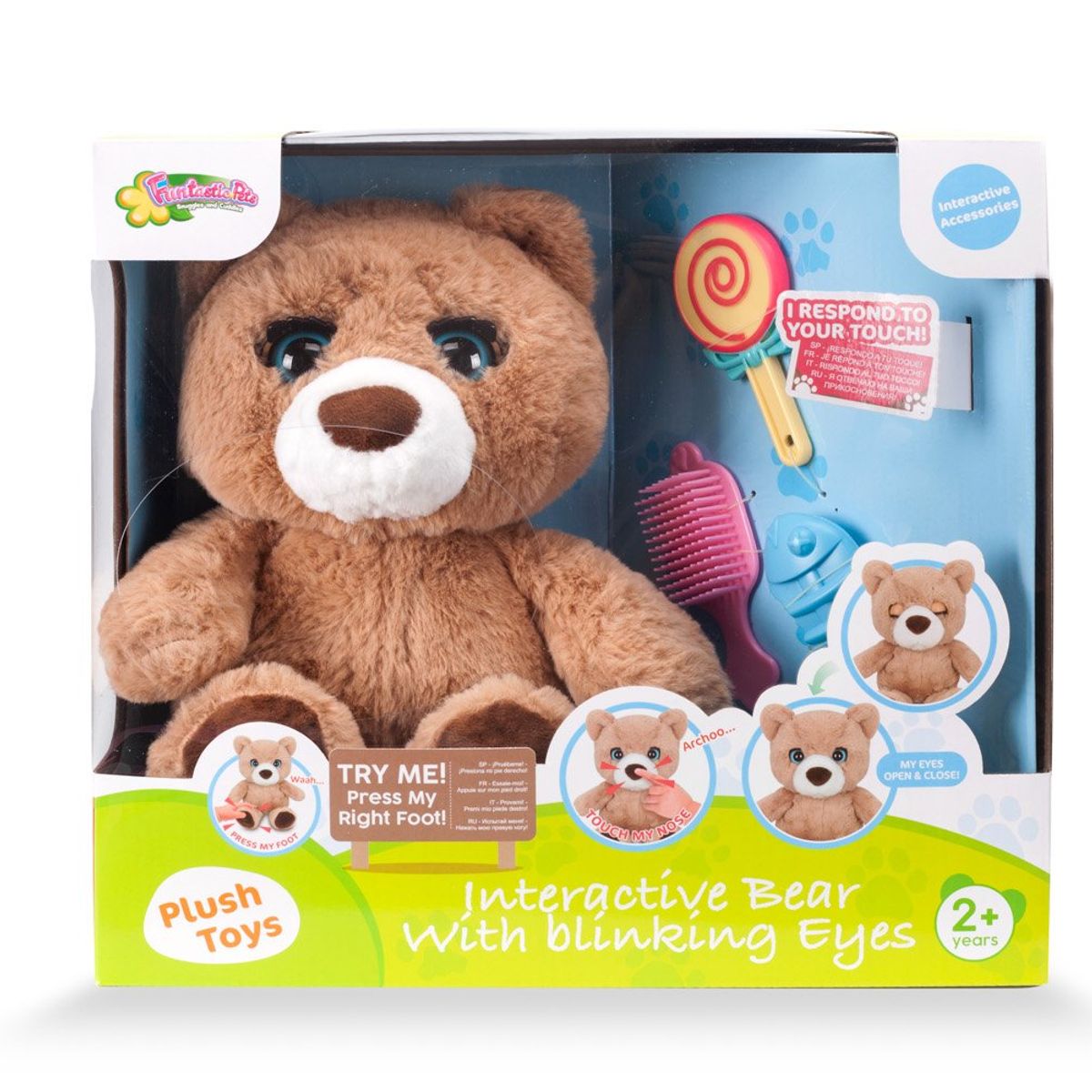 FUNTASTIC PETS - Oso Interactivo Funtastic Pets