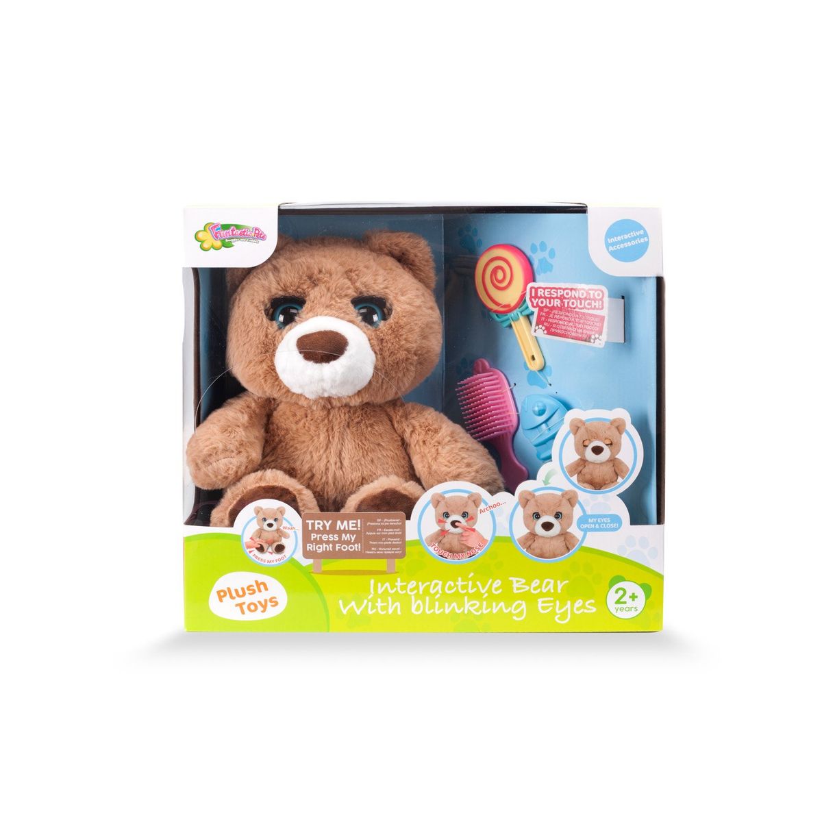 FUNTASTIC PETS - Oso Interactivo Funtastic Pets
