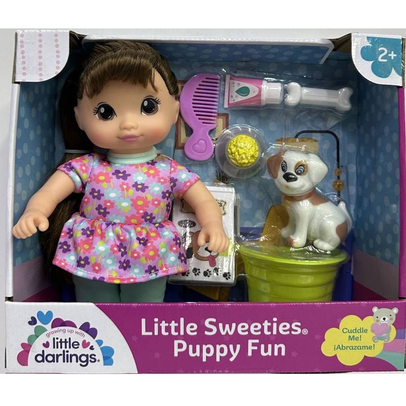 LITTLE DARLINGS - Muñeca Puppy Fun 10 Piezas Little Darlings