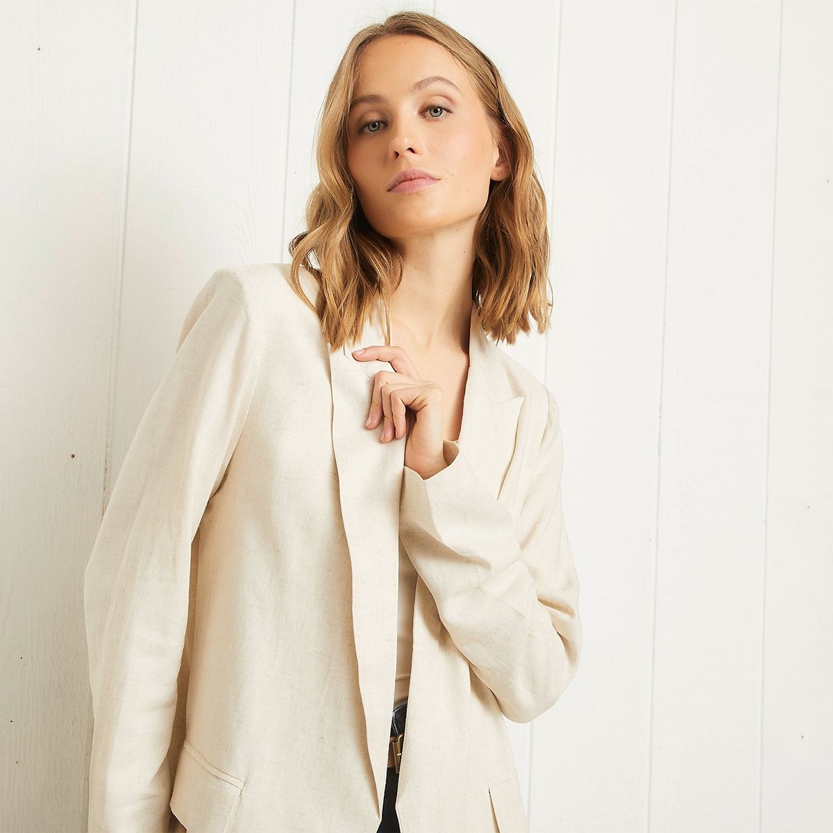 UNIVERSITY CLUB - Blazer Lino Mujer University Club