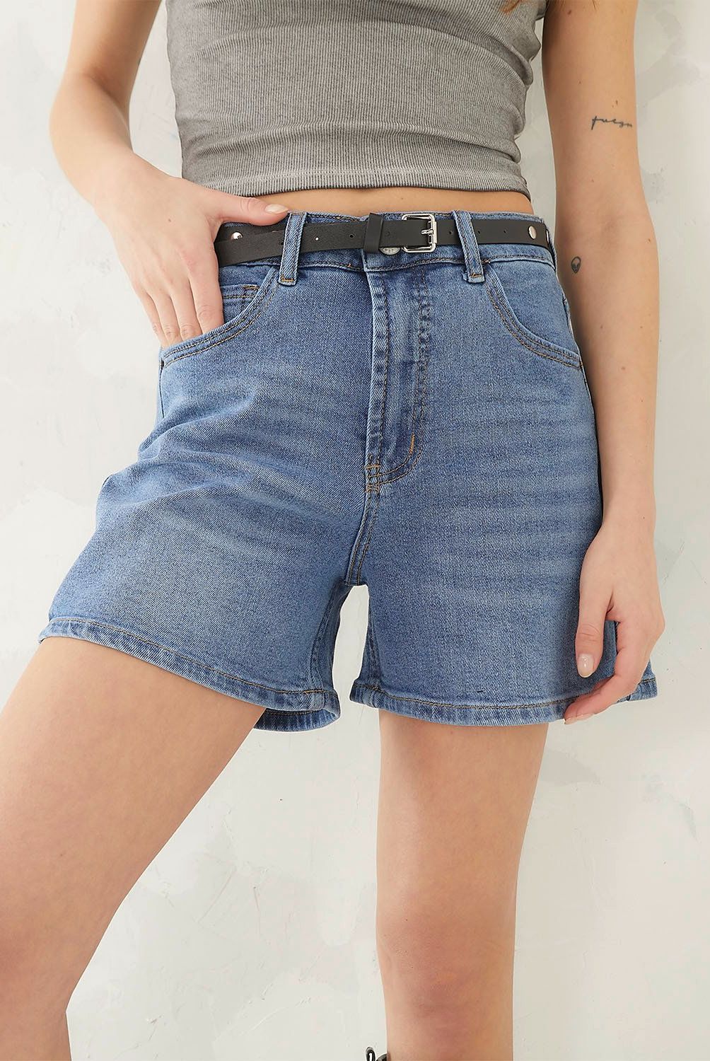 AMERICANINO - Bermuda Denim Mujer Americanino