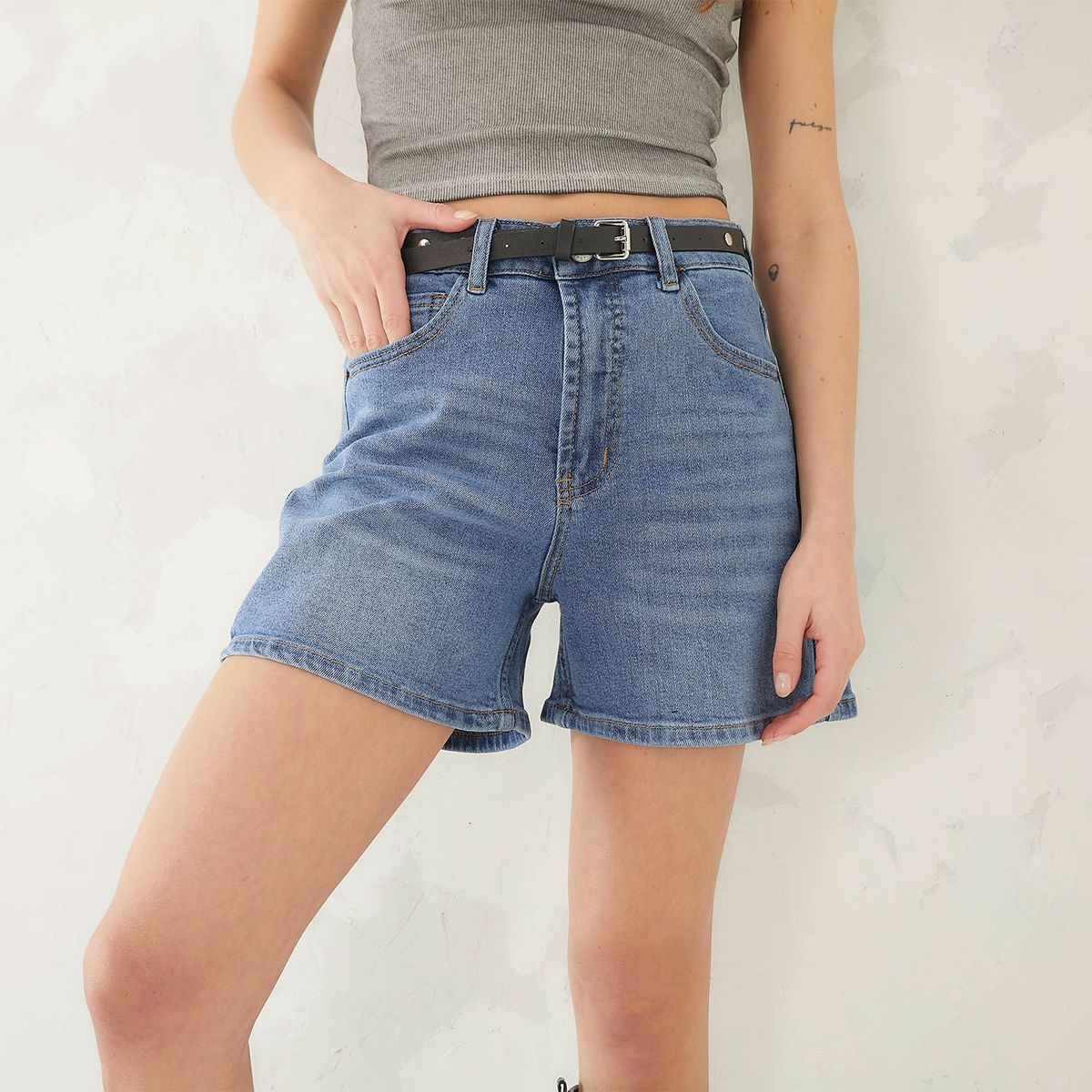 AMERICANINO - Bermuda Denim Mujer Americanino