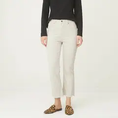 UNIVERSITY CLUB - Jeans Cropped Tiro Alto Mujer