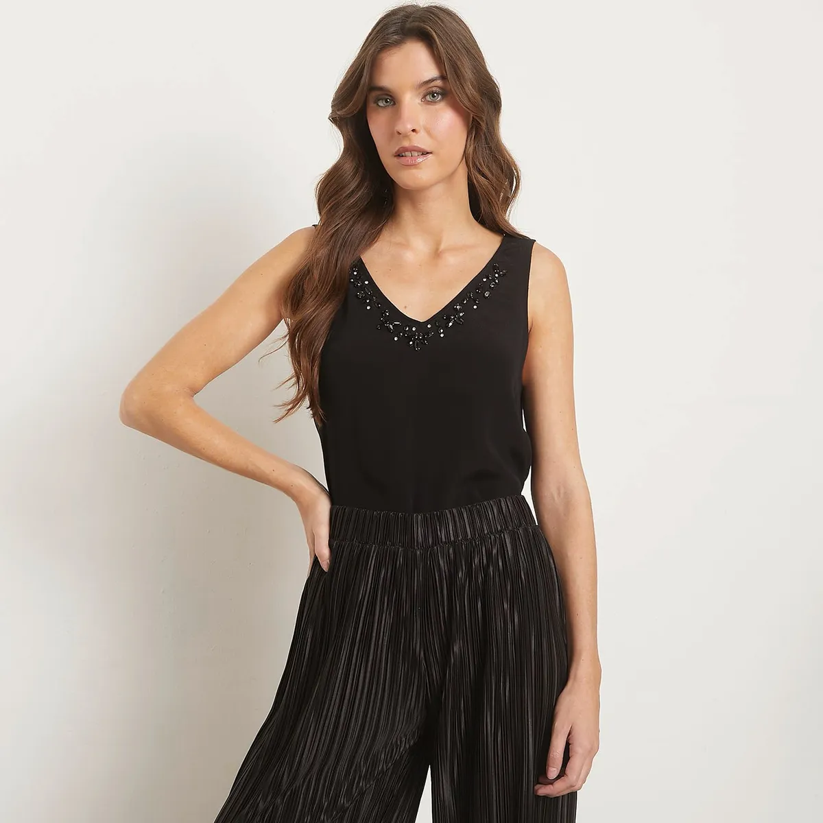 BASEMENT - Blusa Sin Mangas Mujer Basement