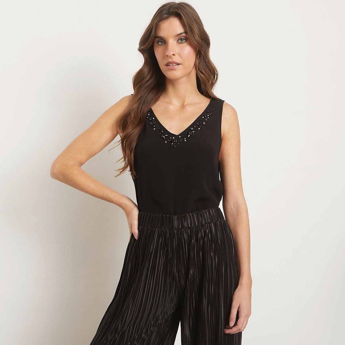 BASEMENT - Blusa Sin Mangas Mujer Basement