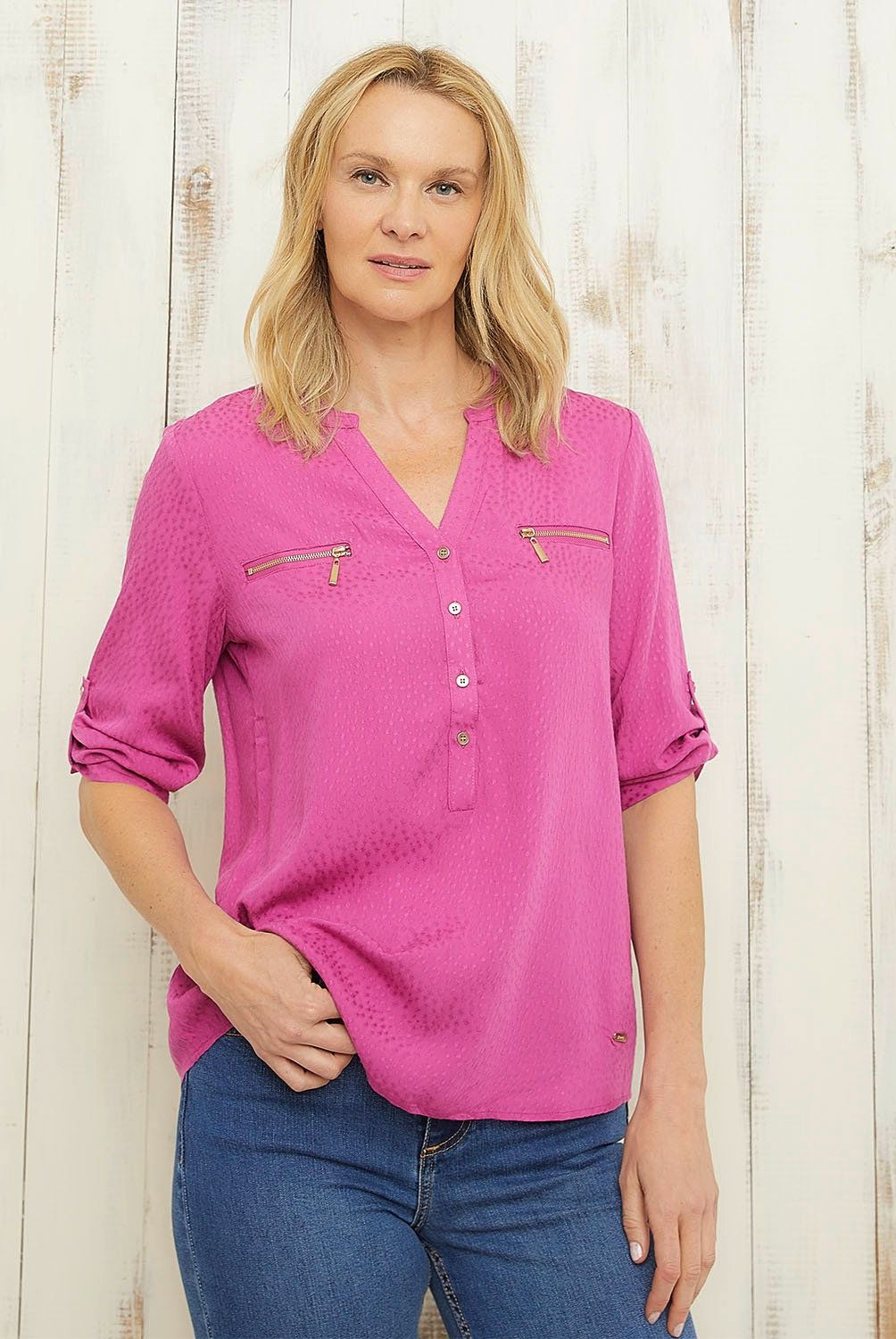S COCCI - Blusa S.Cocci Manga 3/4 Mujer Viscosa