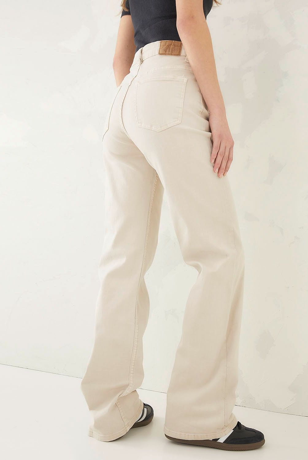 AMERICANINO - Jeans Wide Leg Tiro Alto Mujer Americanino