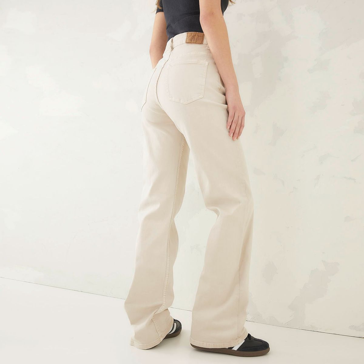 AMERICANINO - Jeans Wide Leg Tiro Alto Mujer Americanino