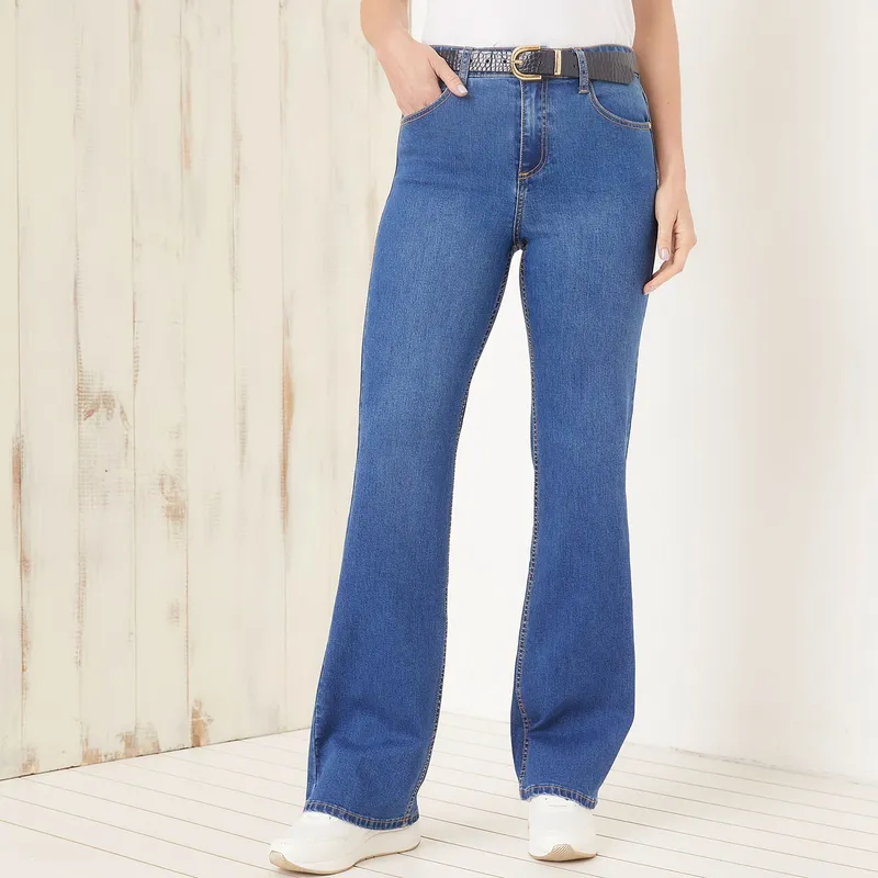 S COCCI - Jeans Flare Tiro Medio Mujer S Cocci