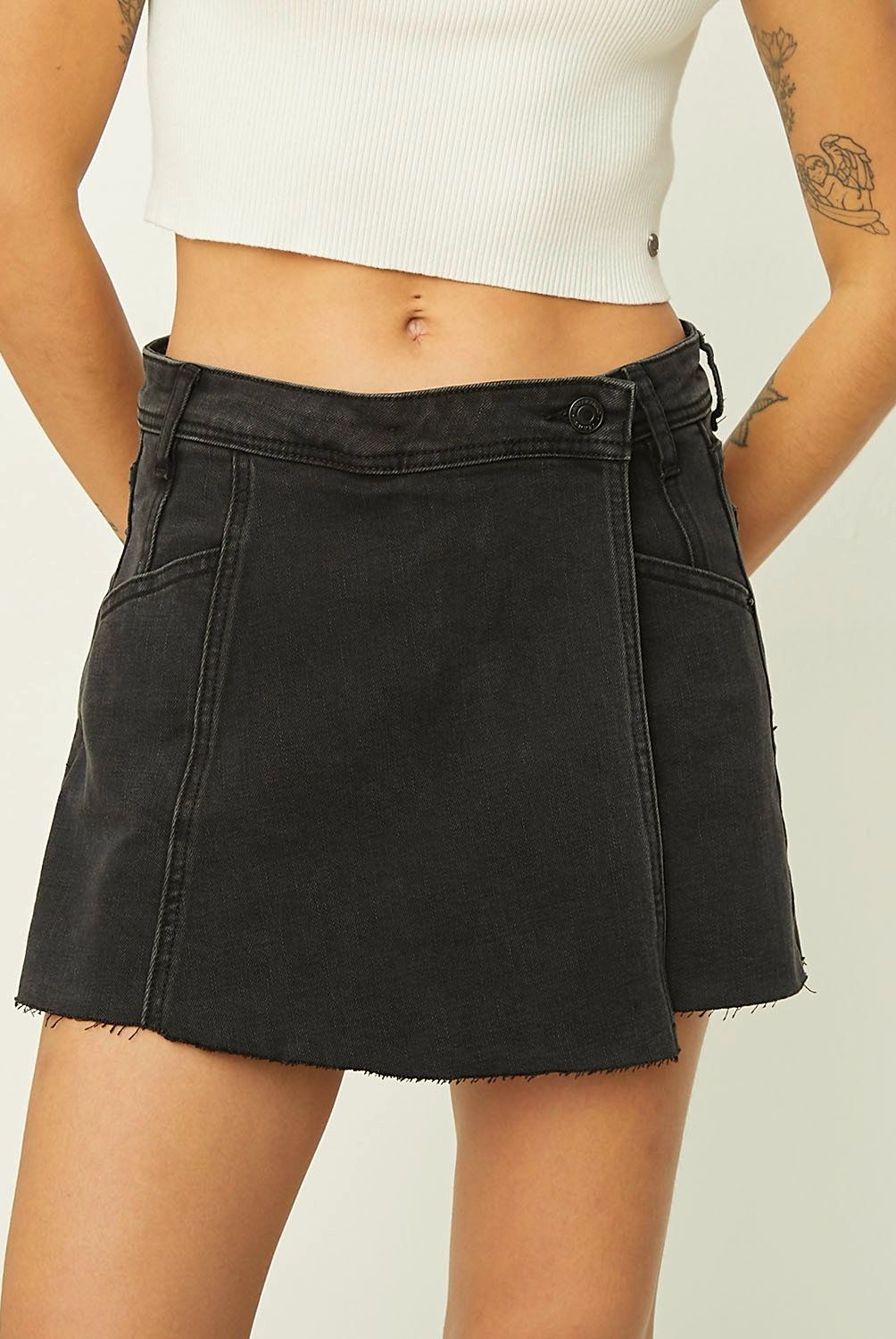AMERICANINO - Falda Short Denim Mujer Americanino
