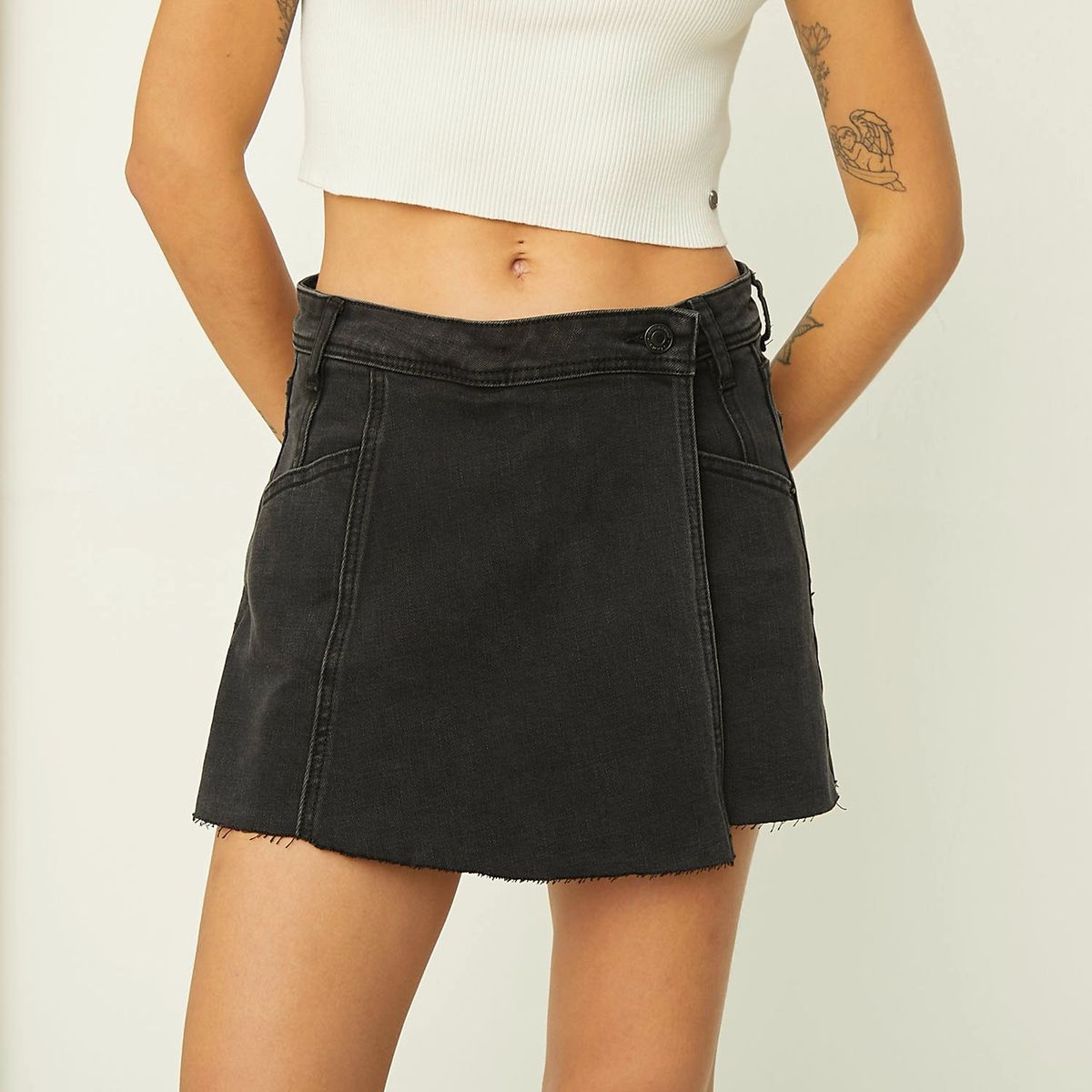 AMERICANINO - Falda Short Denim Mujer Americanino