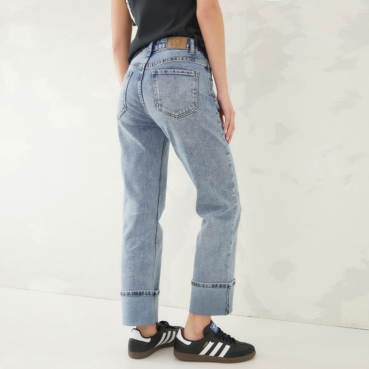 AMERICANINO - Jeans Straight Tiro Alto Mujer Americanino