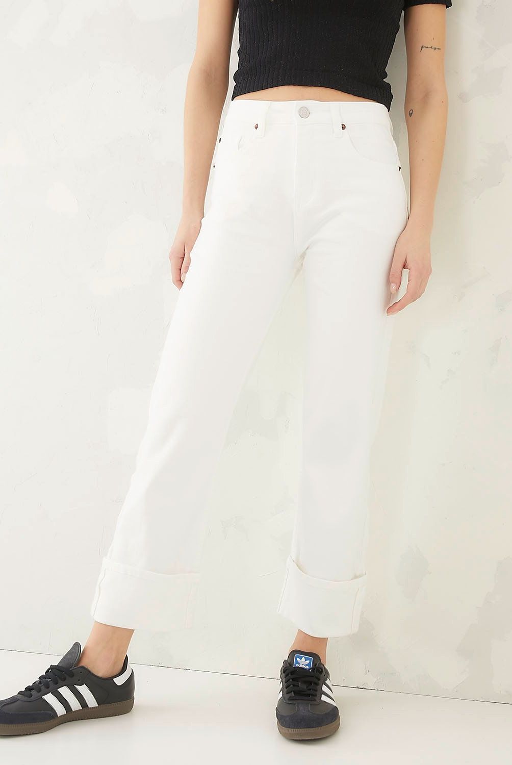 AMERICANINO - Jeans Straight Tiro Alto Mujer Americanino