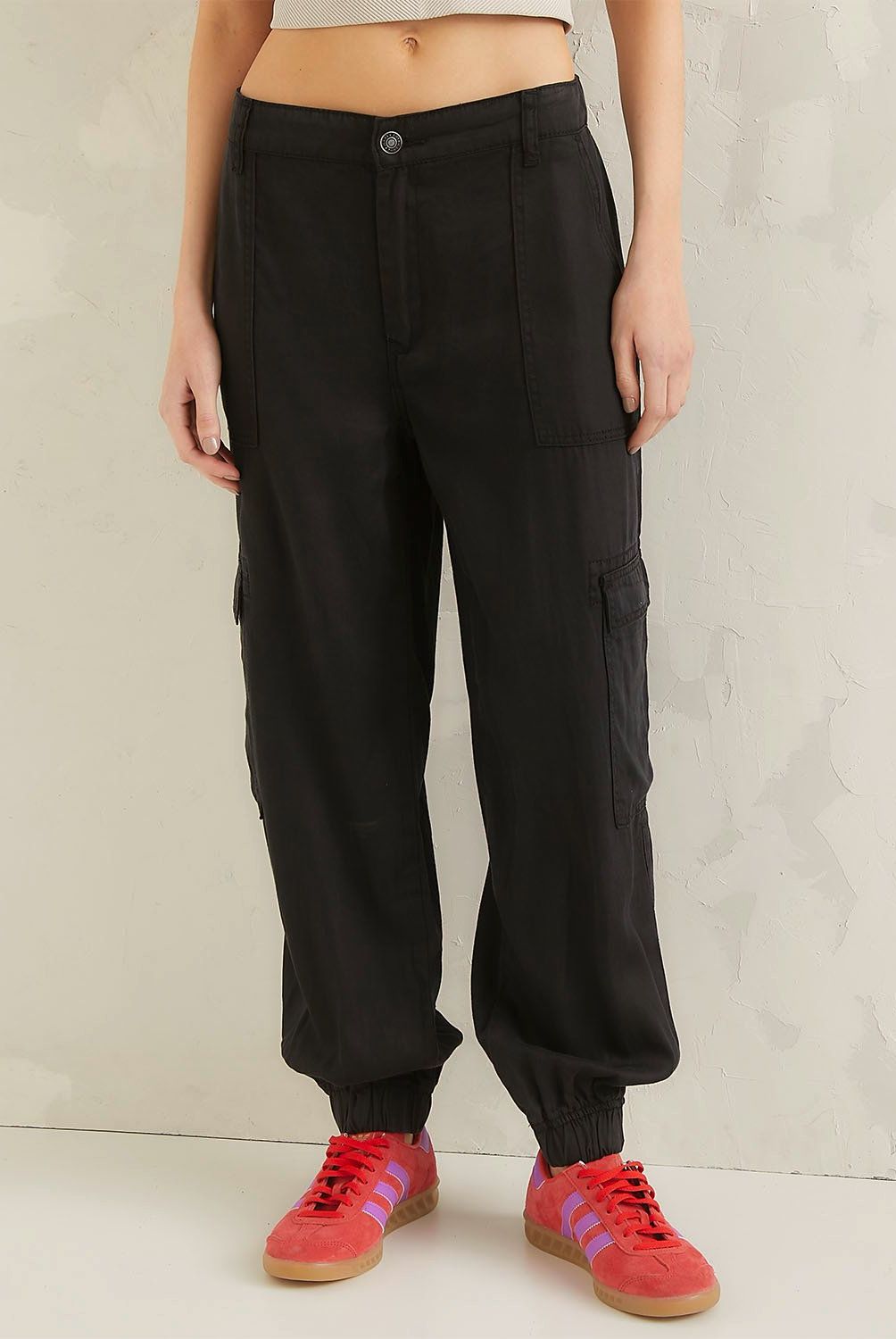 AMERICANINO - Jeans Cargo Tiro Medio Mujer Americanino