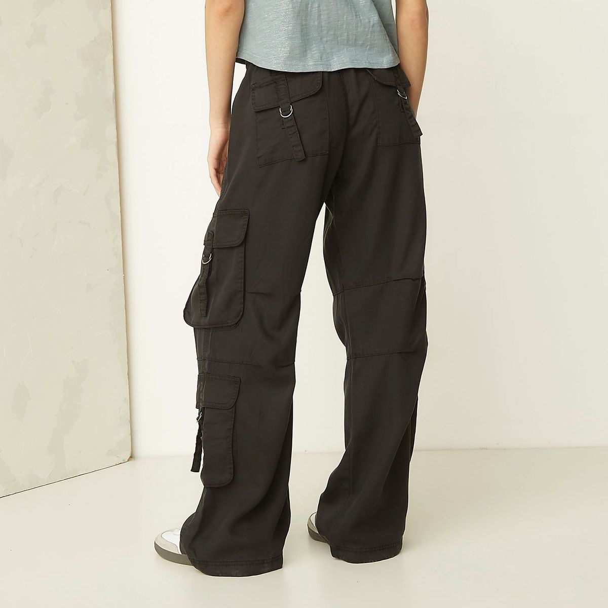 AMERICANINO - Jeans Baggy Tiro Medio Mujer Americanino