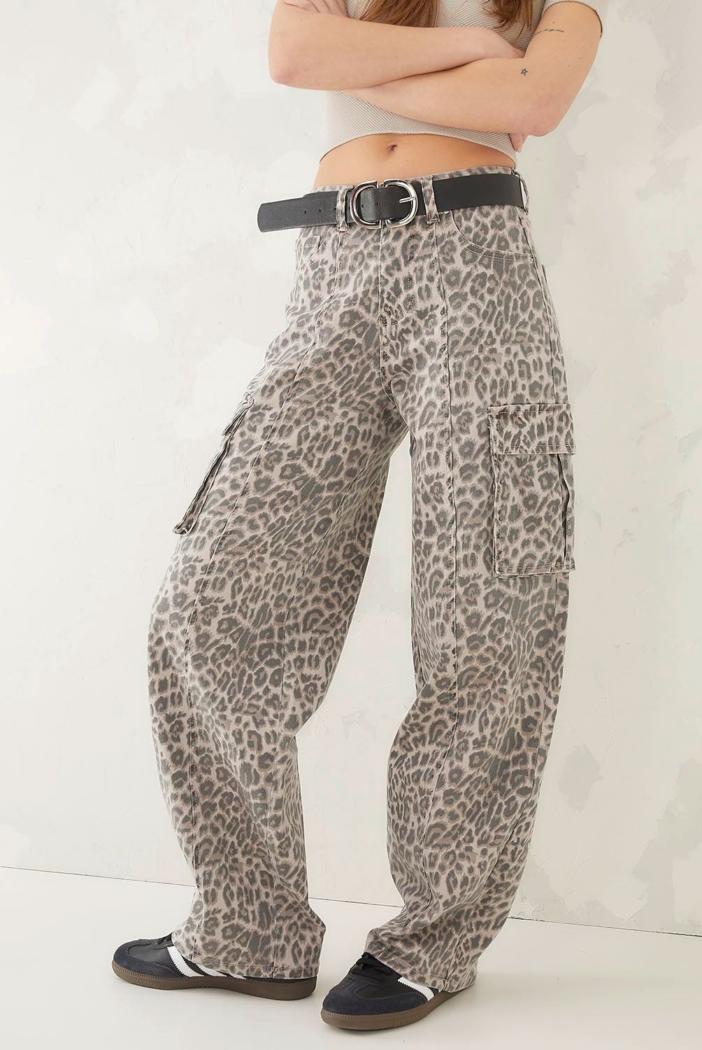 AMERICANINO - Jeans Cargo Tiro Alto Mujer Americanino