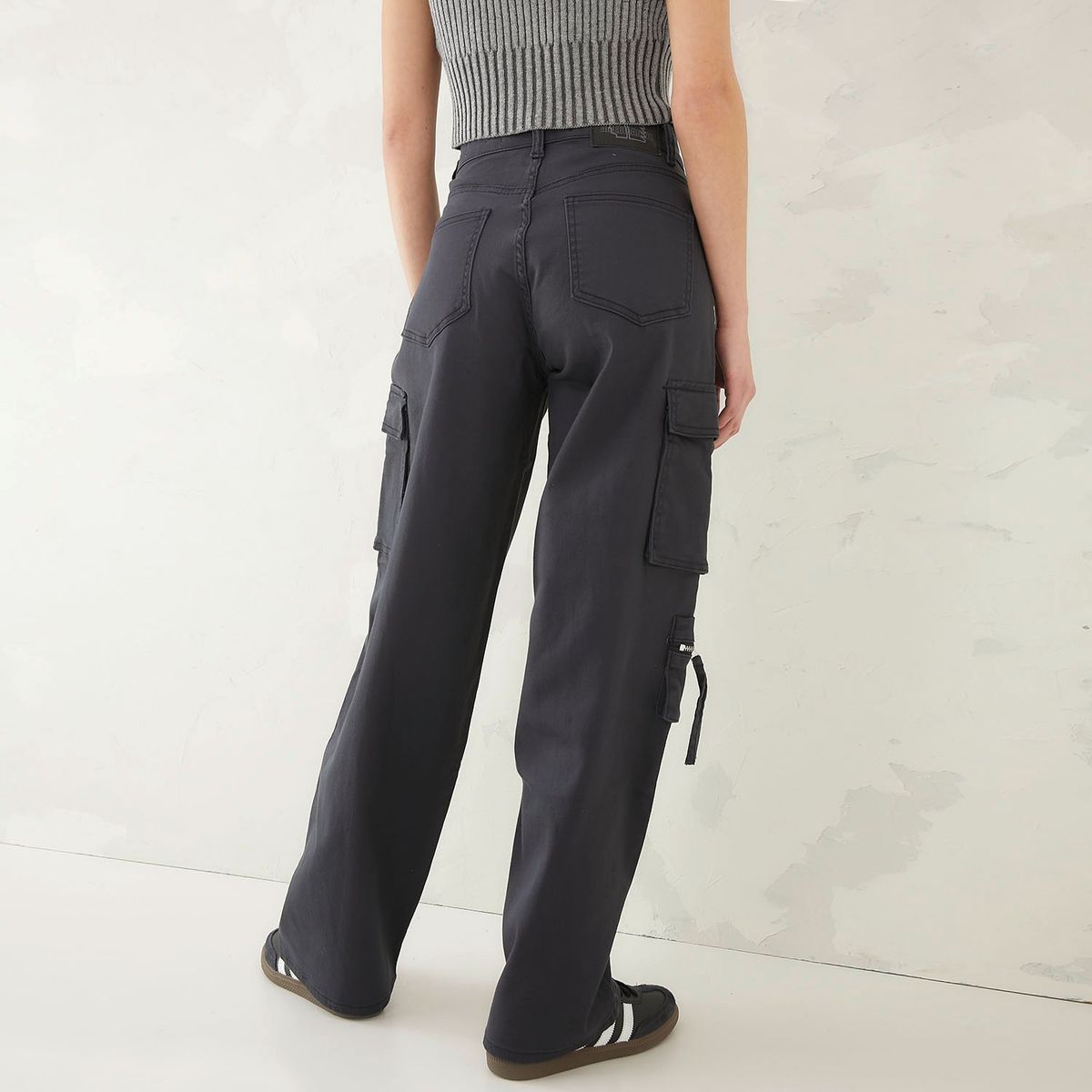 AMERICANINO - Jeans Cargo Tiro Alto Mujer Americanino