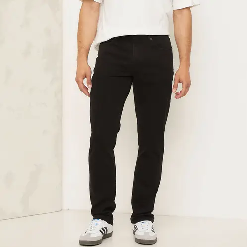 AMERICANINO - Jeans Slim Fit Hombre Algodón Negro